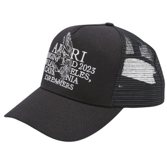 AMIRI Men's Cherub Trucker Cap in Black - Picture 3 of 4